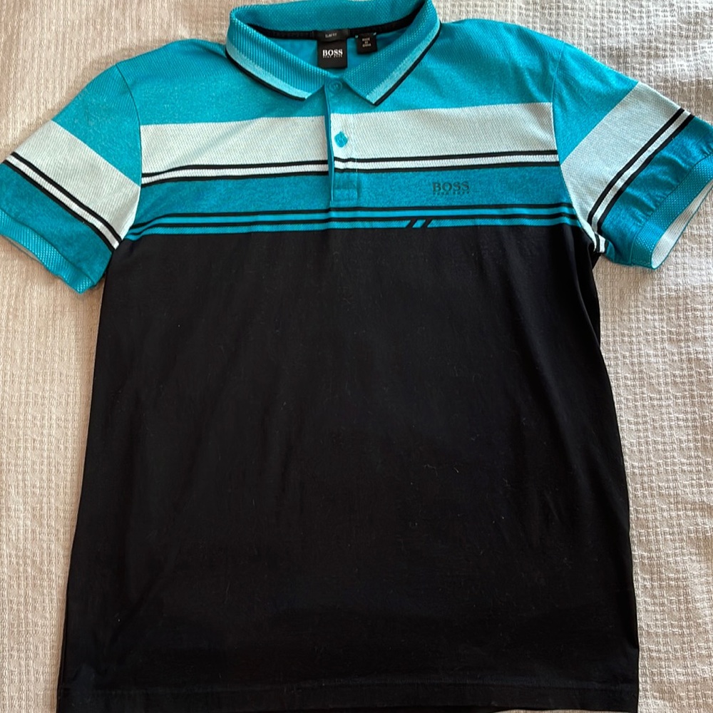 Men’s Hugo Boss Polo. Large Slim Fit.
